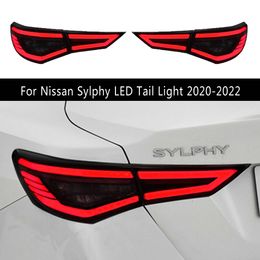 Car Styling Taillight Assembly For Nissan Sylphy LED Tail Light 20 21 22 Sentra Rear Fog Brake Turn Signal Automotive Accessories