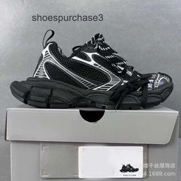 Designer Balencigs Fashion Casual Shoes Roller Skates 2024 Pure original 3xl Dads shoes 9th generation new sports with thick soles raised worn dirty shoes 480A