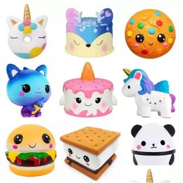 Other Event Party Supplies Jumbo Squishy Kawaii Horse Cake Deer Animal Panda Squishes Slow Rising Relief Squeeze Toys For Kids B09 Dh9Vb