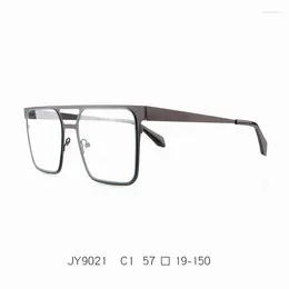 Sunglasses Frames European And American Large-frame Personalized Exaggerated Street Po Metal Frame Can Match Myopia