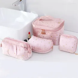 Cosmetic Bags Ins Fashion Makeup Women Toiletry Bag Travel Accessories Shell Toilet Large Plush Portable Wash Make-up Handbags