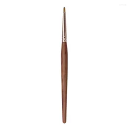 Makeup Brushes V206 Professional Handmade Brush Soft Resilient Weasel Hair Small Pencil Eyeliner Rosewood Handle Make Up