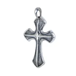 Pendants S925 Sterling Silver Retro Carved 3D Cross Pendant For Man Woman Thai Real Pure Silver Christ Jesus Cross Pendant Jewellery