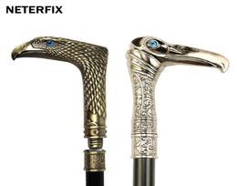 Bronze EagleHead Walking Stick for Man Party Decorative Walking Cane Men Fashion Elegant Hand Cane Vintage Canes Defence sticks 25992755