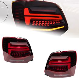 Taillights Styling for VW Polo Tail Lights 2011-20 18 New Polo Taillight Reverse Turn Signal Brake Lamp Accessory