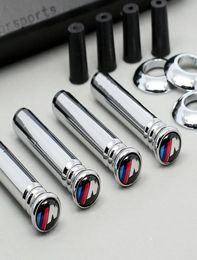 4PCSSet M Tech Stainless Steel Car Lock Modified Door Pin For M BMW E36 E46 E63 E64 E81 E82 E46 E52 E53 E60 E90 Car stickers7077646