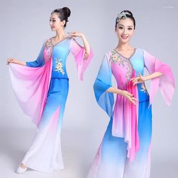 Stage Wear Hanfu Style Hmong Clothes Classical National Costumes Yangko Clothing Performance Dance Costume