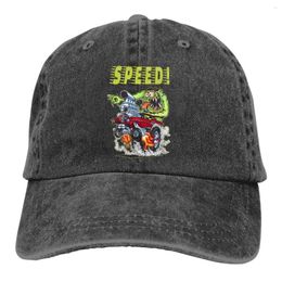 Ball Caps Rat Fink Multicolor Hat Peaked Women's Cap Speed Ride Personalised Visor Protection Hats