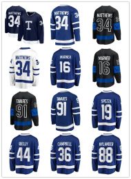 Cheap CUSTOM Custom men women Toronto Maple''Leafs''Hockey Jerseys Auston Matthews 34 Marner 16 John Tavares 91 Nylander 88 Rielly 44 Campbell 36