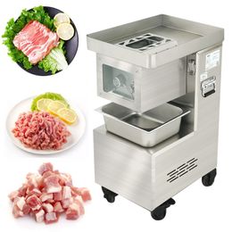 Automatic vertical meat slicer / commercial meat slicer / sliced meat machine 500KG/h