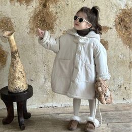 Down Coat 1-10 Years Autumn Winter Lamb Wool Kids Jackets For Girls Warm Coats Boys Toddler Outerwear Clothes