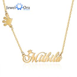 Necklaces Personalized Name Necklace 925 Sterling Silver Pendant Customize Nameplate Jewelry for Women Mother Mom Grandma Nana Gift