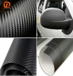 whole Carbon Fibre Car Stickers Vinyl Car Wrap Sheet Roll Film Auto Decals 60x500cm Motorcycle Car Styling Accessories6258914