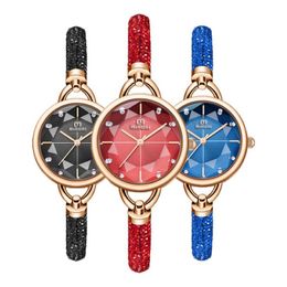 Newest Style Modern Quartz Watch Ladies Bracelet Sports Watches Diamond Shiny Girls Wrist Watch302a