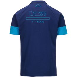 Men's T-shirts 2024 New F1 Team Supporter Polo Shirt T-shirt Formula 1 Racing Driver Fans T-shirt Jersey Summer Mens Blue Breathable T-shirt Plus Size H3vc