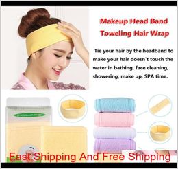 Other Toilet Supplies Home Garden Drop Delivery 2021 Salon Spa Facial Headband Adjustable Women Beauty Makeup Hairband Soft Bath F7375692