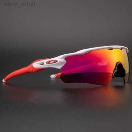 Luxury Oakleies Mens Sun glasses Cycle Sports Sunglasses Designer Womens Riding Outdoor Cycling Polarised MTB Bike Goggles MFAM