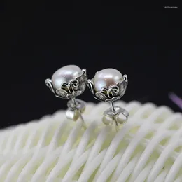 Dangle Earrings S925 Sterling Silver Jewellery Fashion Lady Beauty Pearl