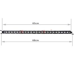 2pcs 26 Inch 72W LED Slim Light Bar Spot For Offroad Boat Truck Trailer SUV ATV2581474