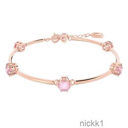 Bracciale Swarovski Designer Lusso Moda Donna Qualità originale Top Elementi semplici Cristallo Temperamento da donna LRIG