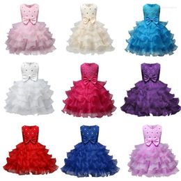 Girl Dresses Preschool Children's Skirt Baby Centenary Dress Multi Layered Pengpeng Princess