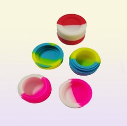 Electronics Accessories Cheap 2ml 3ml silicone storage container wax dab puck jars Colourful silicone clip case3339362