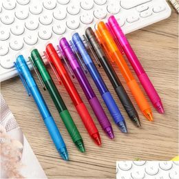 Ballpoint Pens Wholesale 0.7Mm Erasable Pen Suitable Refills Colorf Creative Sets School Office Stationery Gel Writing Supplies Drop Dh2B3
