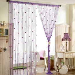 Curtain Window Rose String Flower Door Thread Valance Divider Decorative Bedroom Wedding Party Hanging Tassel