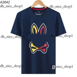 Physcho Bunny Rabbit Polo T Shirt POLO da uomo estivo Coniglio Stampa Manica corta Doppia T-shirt T-shirt in cotone 12 colori Taglia asiatica S-M Coniglio psicologico 835