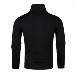 Men's Hoodies Natural Feeling Sweatshirt Stylish Comfortable Pullover Autumn Sweater With Half Turtleneck Loose Fit For Casual Sports