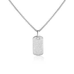 T GG sales Silver block Pendant Designer DY Necklace for women men Diamond dy Necklaces luxury personalized Vintage Twisted Chain Jewelry Gift