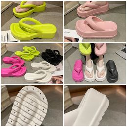 Slides Slippers Fashion Sandals Trend Woman Foam Rubber Jelly Sandal Pool Flip Flops Sliders EUR 36-41 soft comfortable black white rooms beach bedroom