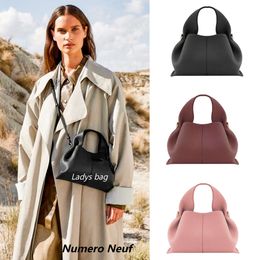 Designer Bag Polen Numero Neuf Cyme Bag Mini Tonca Textured Duo Shoulder Camel Un Nano Ma Tote Women Cross Body Bags Lady Handbag Leather Bag Half Moon Underarm s39