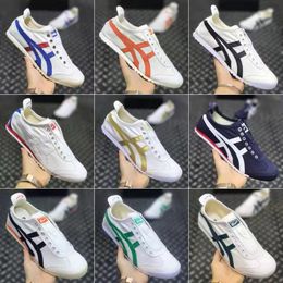 brand mexico 66 Tigers Casual Shoes Running Shoes Onitsukass Summer Canvas Series 6 DELUXE mens womens Latex Combination Insole Parchment Midsole Slip-on
