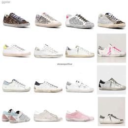 Goldenlies Gooselies Goode Sneaker Women Casual Shoes For Women Golden Super star sneaker Suede sequined leopard print White Doold dirty Classic Wome SVFO QOAG