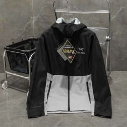 Brand Bird Designer Jackets Coats Men's Coats Arc Ancestor Jacket Classic Arc'terys Waterproof Outdoor Black Grey Contrast Rushsuit Loose Sport Versatile 7S8XPQJ4