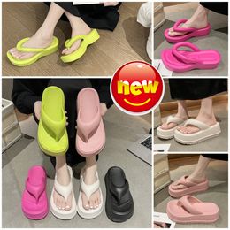 Slippers Fashion Designer Slides Sandals Trend Womans Foam Rubber Jelly Sandals Pool Flip Flops Sliders Loafers size 36-41 soft comfort pink green