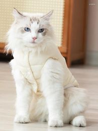 Dog Apparel Cat Clothing For Autumn And Winter Cute Down Jacket Cats Pet Warmth Cotton To Prevent Hair Loss