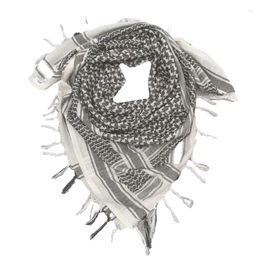 Scarves Cotton Shemagh Tacticals Desert Scarf Wrap Winter Shawl Neck Warmer Cover Head Windproof Tassels