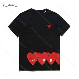 Comme Des Garcon Mens T Shirt Men Designer Tees Camouflage Love Clothes Relaxed Graphic Tee Heart Behind Letter on Chest Hip Hop Fun Print Shirts Breathable Tshirt 30