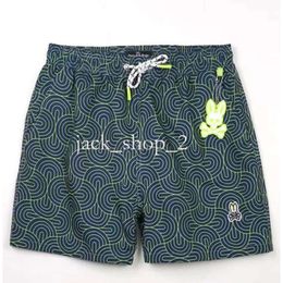 Psychological Bunny Shorts Designer Mens Shorts Beach Pants Skull Rabbit Flower Pants European and American Surfing Shorts Quick Drying Home Shorts Asian Size 385