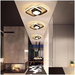 Ceiling Lights Led Fixture F Mount Light Energy Saving For Bedroom Bathroom Drop Delivery Dhbtr