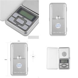 Weighing Scales Wholesale 100G 200G 300G 500G 1000G 0.1G 0.01G Mini Digital Scale Portable Lcd Electronic Jewellery Weight Weighting T Dhvqi