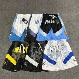 American Wade Style Basketball Shorts with Quarter Length and Knee Loose Fitting Breathable Training Mens Womens Fashion