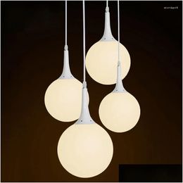 Pendant Lamps Coloured Lights Copper Christmas Balls Chandelier Spider Ceiling Decoration Luminaria De Mesa Dining Room Drop Delivery Dh19I