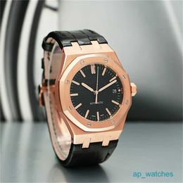 Audemar Pigue Luxury Watches Royal Oak 15450OR.OO.D002CR.01 Men's Watch Automatic Mechanical Watch 18K Rose Gold 37mm FUN XP5W