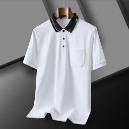 2024 The latest model cotton polo shirt men designer t shirts fashion G letter embroidery short sleeve Shirt mens casual lapel pullover top tee