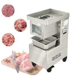 Commercial meat saw cutter Meat slicer 500kg/h cube cutting machine meat cube cutter machine 500KG/h