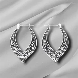 Dangle Earrings Geometric Niche Sliver Color Hollow For Women Party Birthday Jewelry