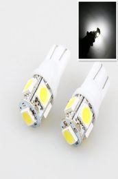 2PCS Led Car DC 12v Lampada Light T10 5050 Super White 194 168 w5w T10 Led Parking Bulb Auto Wedge Clearance Lamp1543843